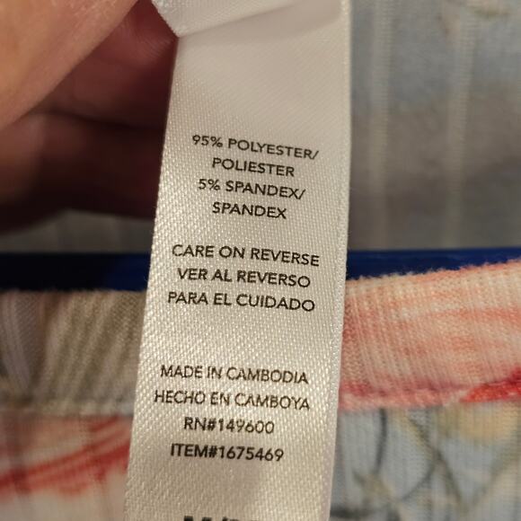 FN by Flora Nikrooz PJs Light Blue Pink Floral Super Soft Comfy Airy Womens M - Picture 6 of 10